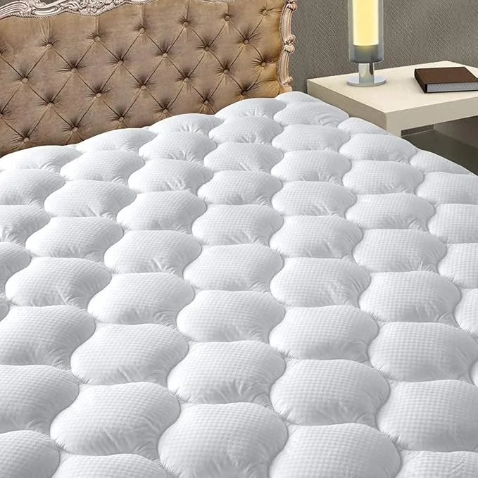User-Friendly MATBEBY Bedding Quilted Fitted Full Mattress Pad Cooling Breathable Fluffy Soft Carefully Designed