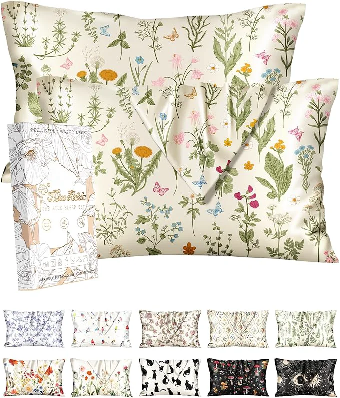 Comfortable Miss Adola 2 Pack Silk Pillowcase Next-Generation
