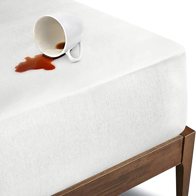 Fast Bioweaves Organic Cotton Jersey Waterproof Mattress Protector King 76 x 80
