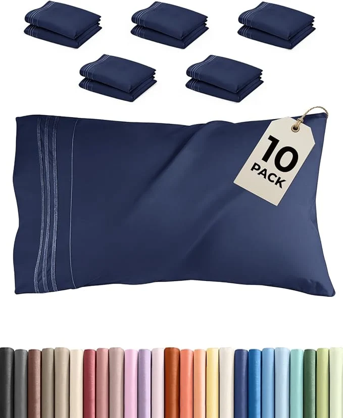 Powerful Standard Pillow Cases Set of 10 Relaxed