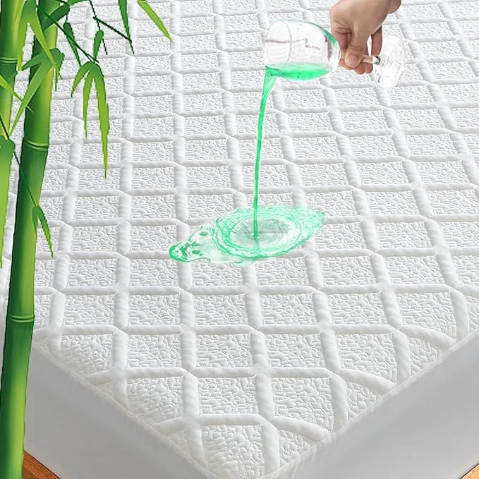 Stylish UNILIBRA Cal King Size Waterproof Mattress Protector 3D Air Rayon Made from Environmentally Friendly