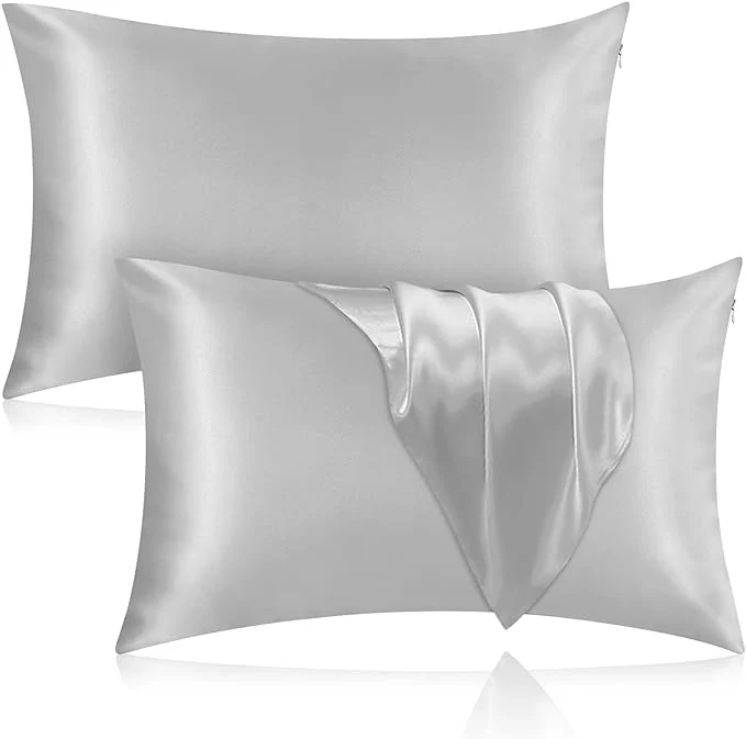Crafted Silk Pillowcase for Hair and Skin 2 Pack Mulberry Silk Pillowcase 25 Momme Reliable
