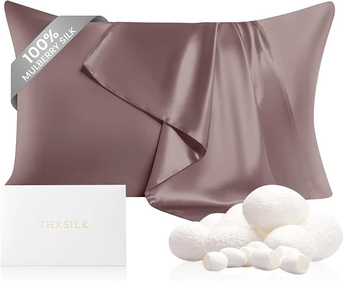 Responsible THXSILK 22 Momme Pure Mulberry 6A Silk Pillowcase Modern