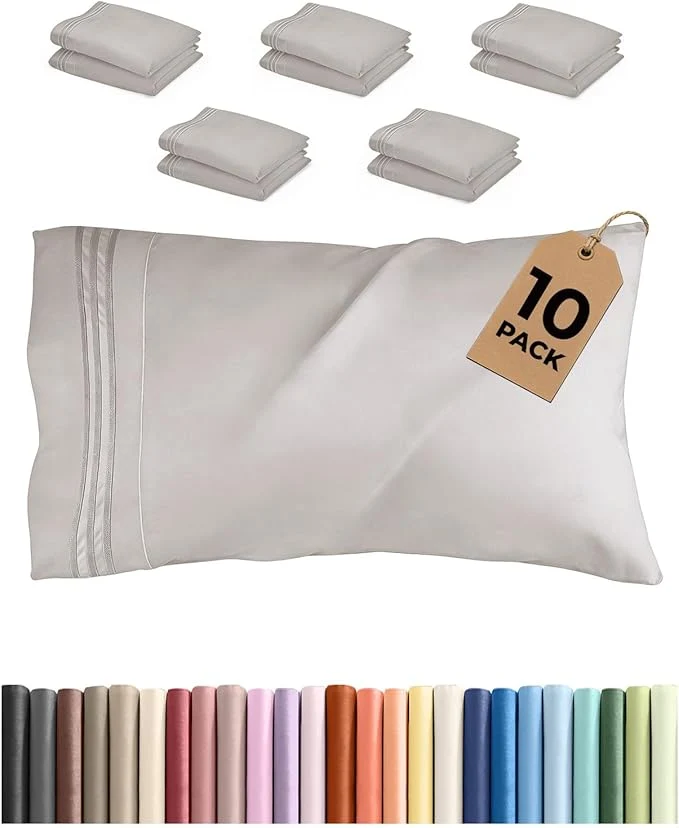 Prestigious Queen Pillow Cases Set of 10 Sustainable