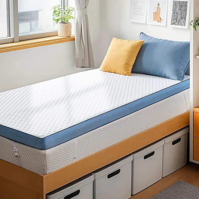 Dependable PERLECARE 3 Inch Firm Mattress Topper Twin XL Cooling Gel-Infused Bamboo Powerful
