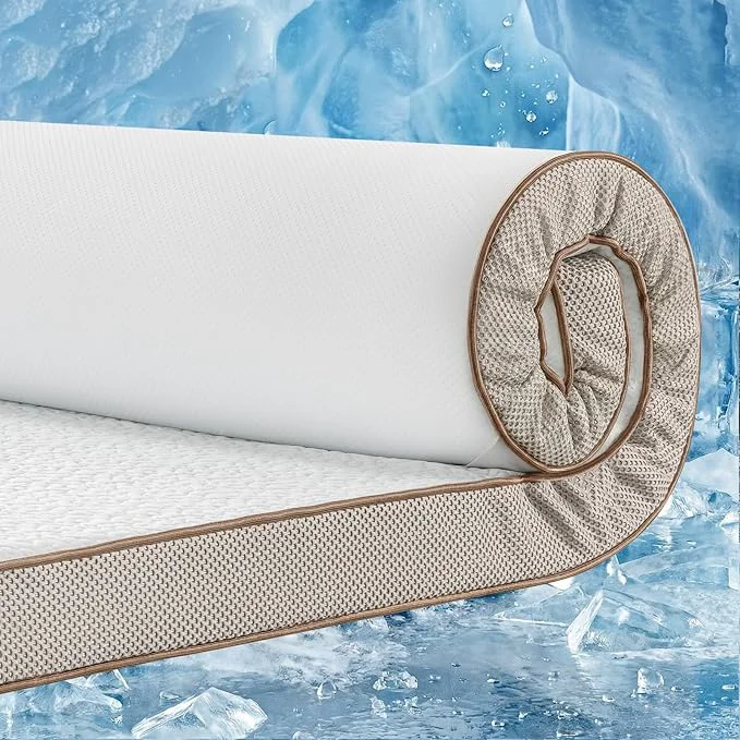 Clean BedStory Cooling Mattress Topper Full Size 3 Inch Gel Infused Memory Foam Powerful