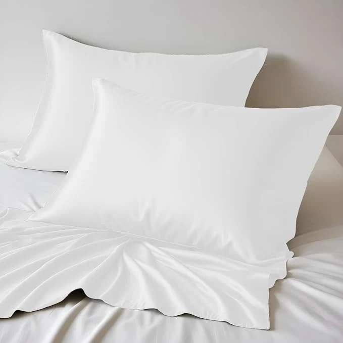 Excellent LINENWALAS Rayon Derived from Bamboo Standard Pillowcases Premium