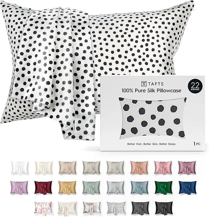 Effective TAFTS 22mm Pure Mulberry 6A Silk Pillowcase Quality