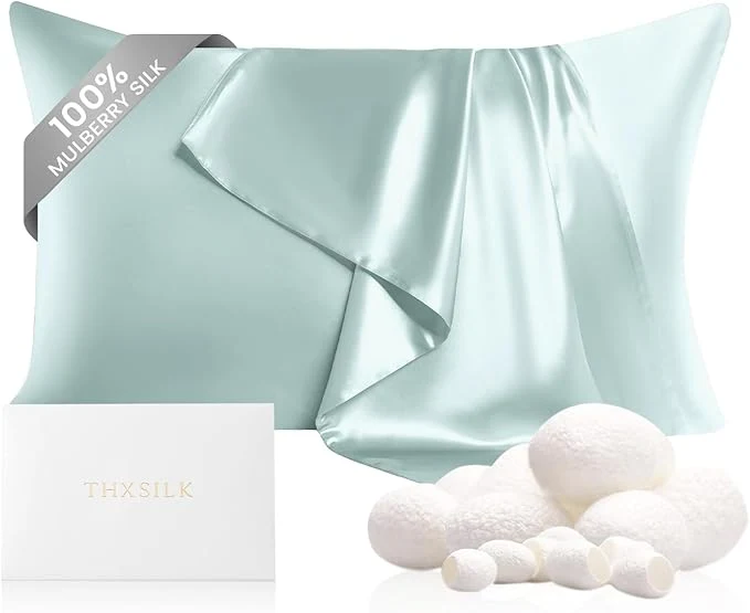 First-Class THXSILK Silk Pillowcase for Hair and Skin Mulberry Silk Bed Pillowcase 22 Exclusive