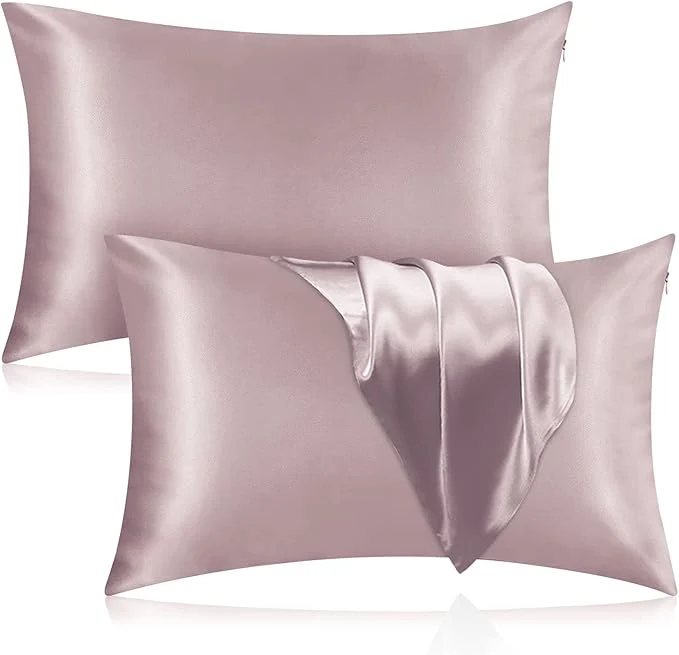 Practical Silk Pillowcase for Hair and Skin 2 Pack Mulberry Silk Pillowcase 25 Momme Refined