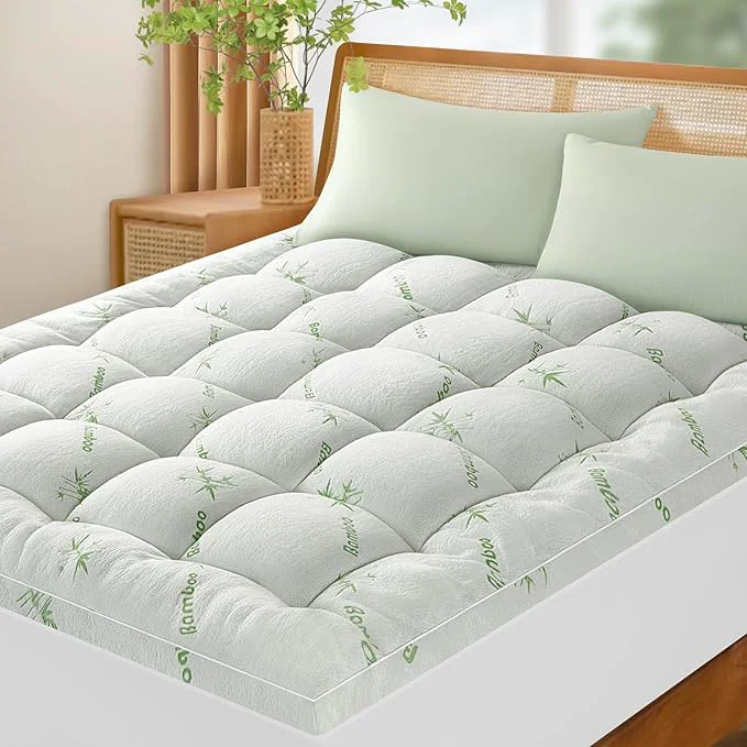 Excellent LIANLAM 3 Inch Mattress Topper Queen Size Organic
