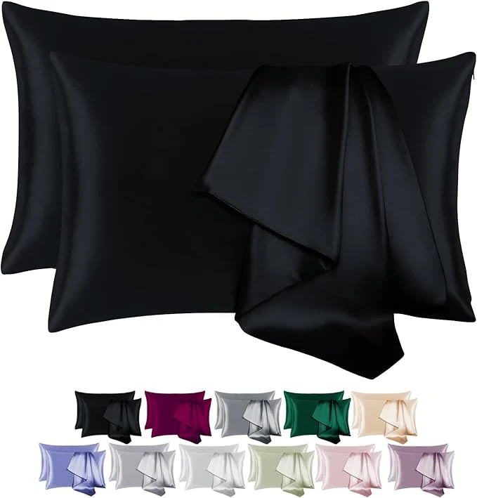 Convenient Mulberry Silk Pillowcase Set of 2 Durable
