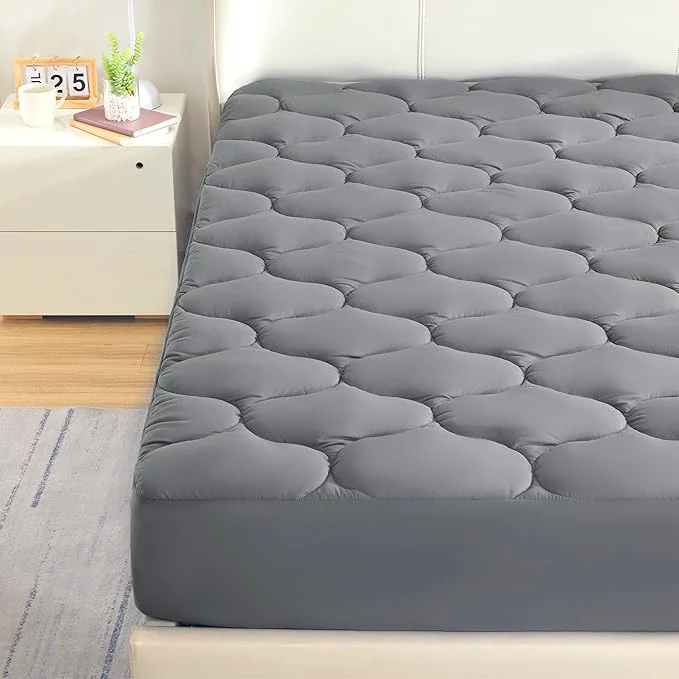 Natural SLEEP ZONE Full Size Cooling Mattress Pad Fine Crafted