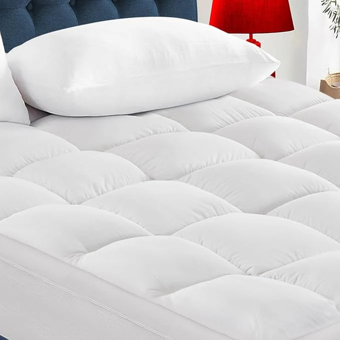 Solid CYMULA Mattress Topper Short Queen Size Detailed