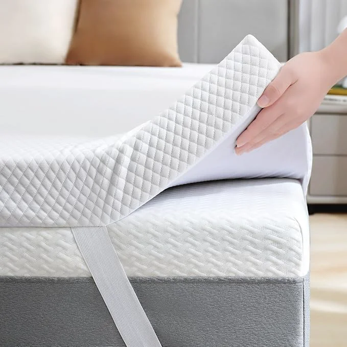 Advanced SINWEEK 2 Inch Gel Memory Foam Mattress Topper Full XL Size Ventilated High Quality