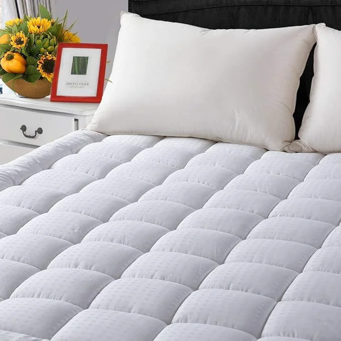 Reusable LEISURE TOWN Cotton Mattress Pad Full Size Fitted Quilted Mattress Cover Pillow Proven