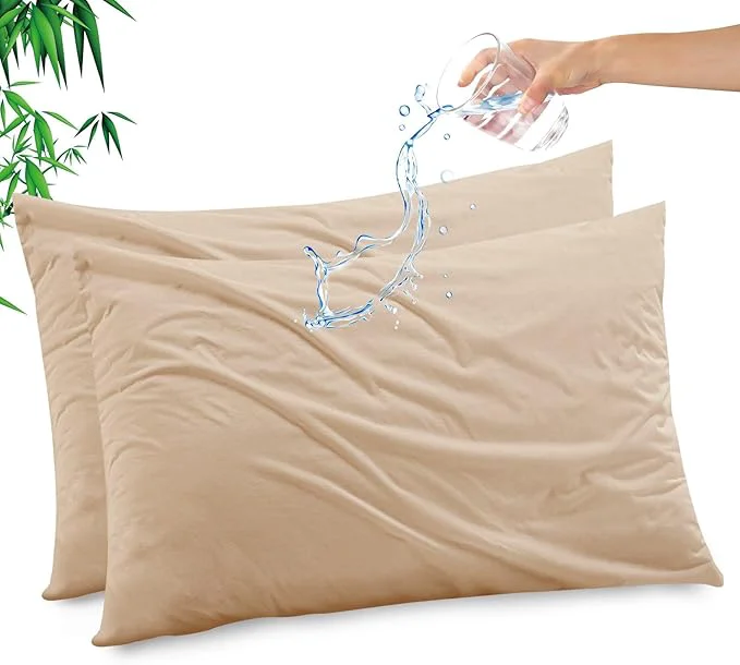 Trendy Gogreen Bamboo Rayon Waterproof Pillow Protector Breathable Pillow Cover Next-Generation