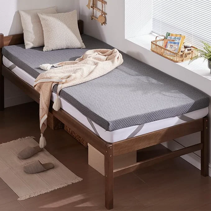 Quality SINWEEK 2 Inch Gel Memory Foam Mattress Topper Twin XL Size Twin Extra Long Recyclable