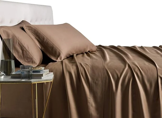 Sophisticated Royal Hotel Bedding Natural Viscose Made from Bamboo Sheets Soft Cooling Casual