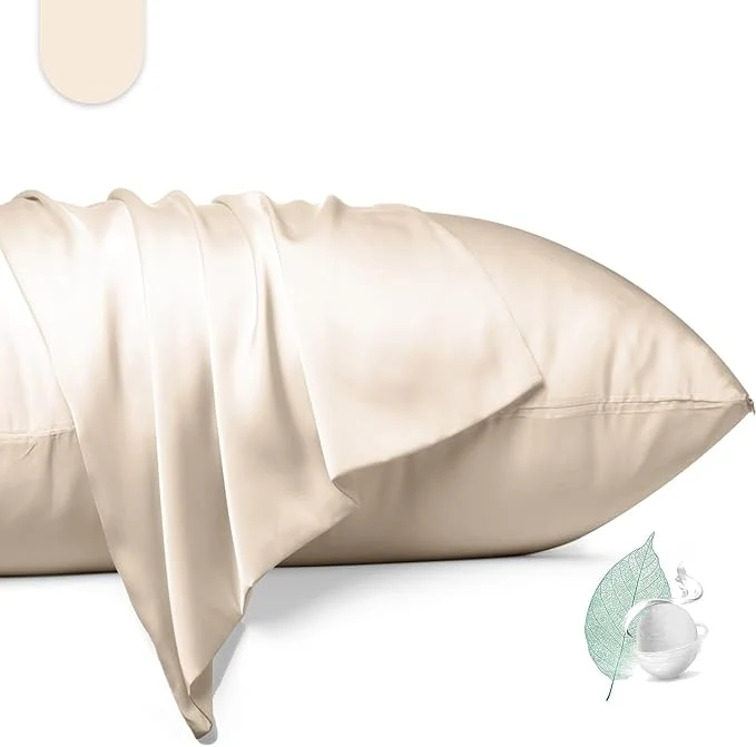 Flexible Mulberry Silk Pillowcase 2 Pack Queen Size Silk Pillow Cases Responsible