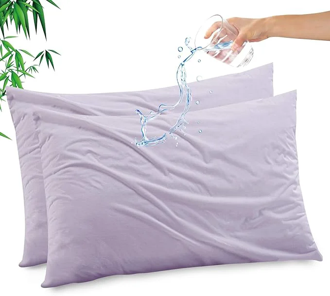 Elite Gogreen Bamboo Rayon Waterproof Pillow Protector Breathable Pillow Cover High-Quality