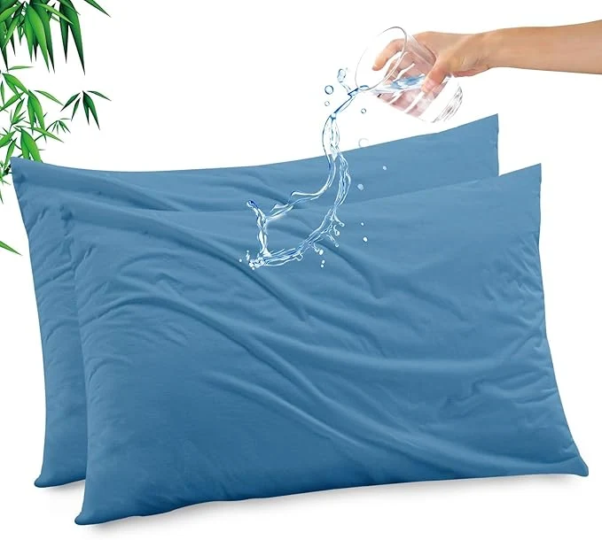 Easy-to-Use Gogreen Bamboo Rayon Waterproof Pillow Protector Breathable Pillow Cover Modern