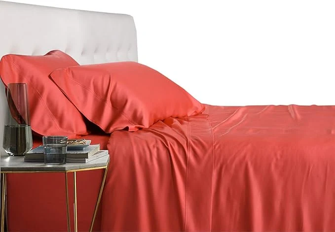 Traditional Royal Hotel Bedding Natural Viscose Made from Bamboo Sheets Soft Cooling High-Grade