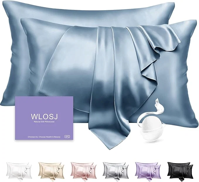 Prestigious Silk Pillow Cases 2 Pack Standard Size Mulberry Silk Pillowcase Set of 2 World-Class