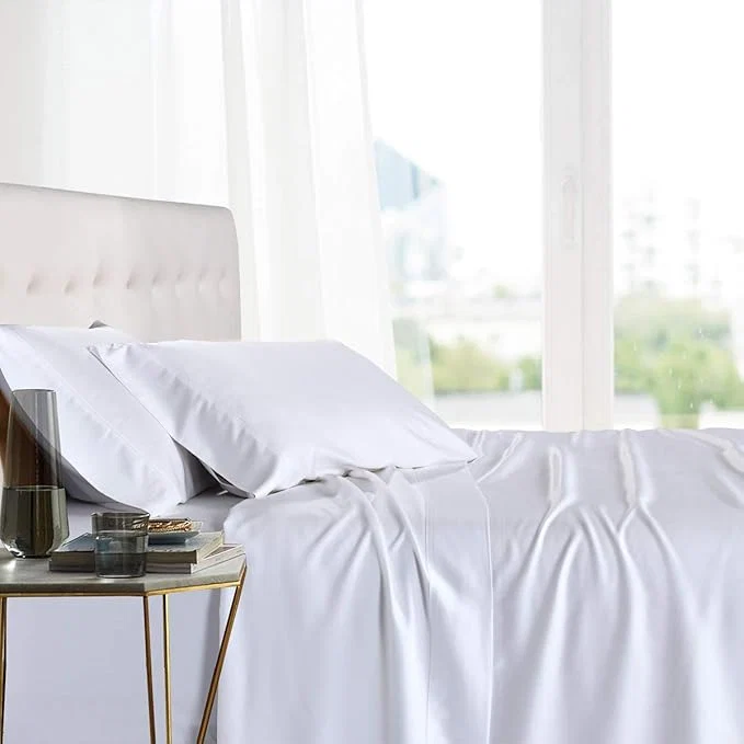 Top-Quality Royal Hotel Bedding Natural Viscose Made from Bamboo Sheets Soft Cooling Stylish