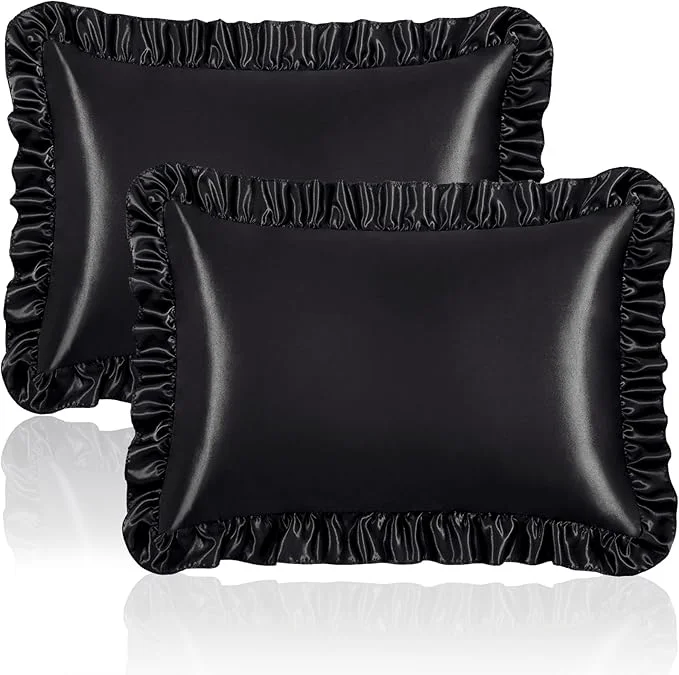 Traditional Homiest Ruffle Satin Pillowcase Exceptional