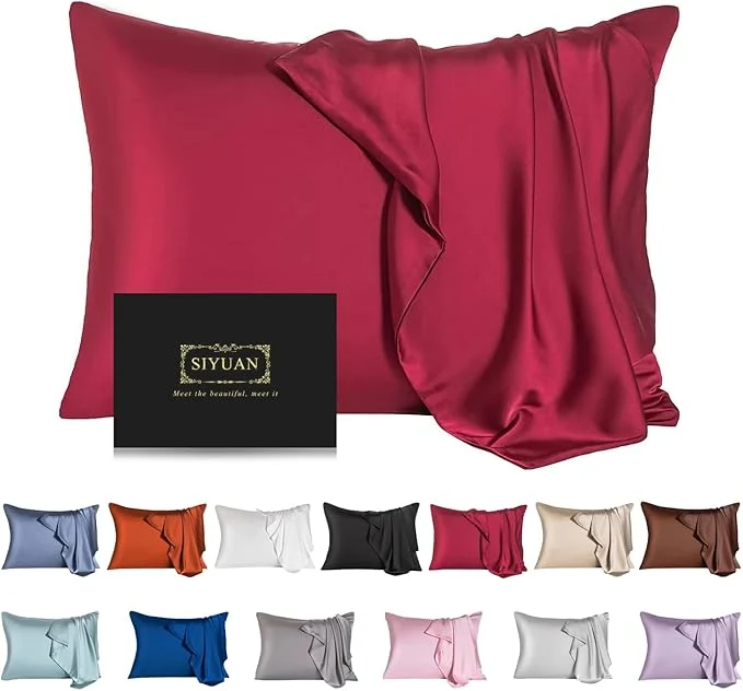 Practical Mulberry Silk Pillowcase for Hair and Skin Standard Size Cooling Silk Pillow Authentic