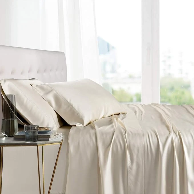 Carefully Designed Royal Hotel Bedding Natural Viscose Made from Bamboo Sheets Soft Cooling Efficient