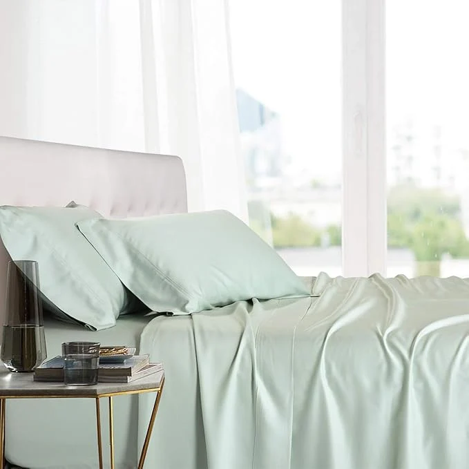 Durable Royal Hotel Bedding Natural Viscose Made from Bamboo Sheets Soft Cooling Superior
