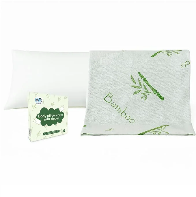 Detailed OMEO Full Body Pillowcase – Ultra Soft Bamboo Rayon Cover Consistent