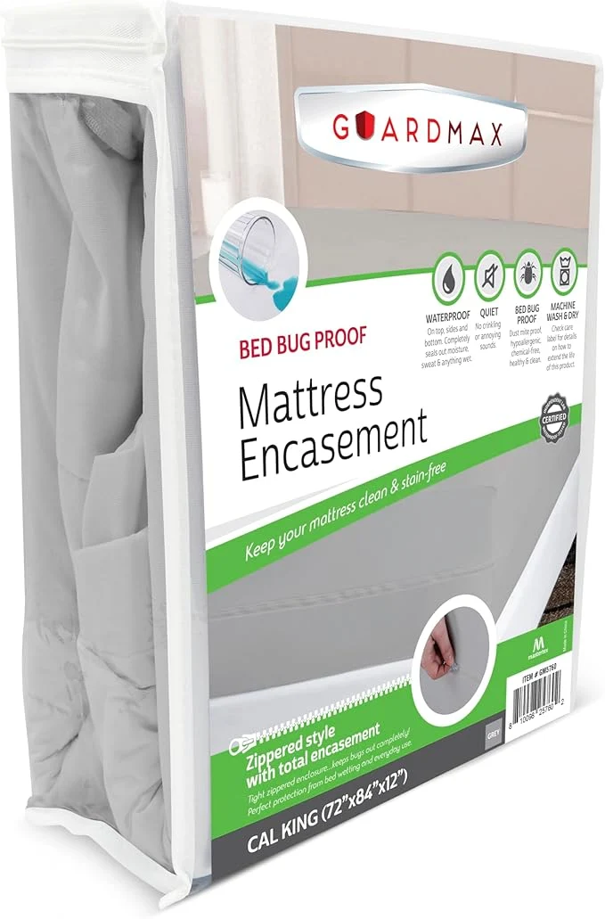 Specialty Guardmax Jersey Knitted California King Zippered Mattress Encasement Premium Material
