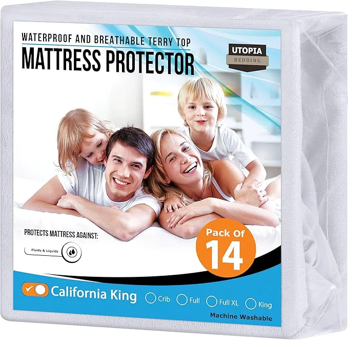 Excellent Utopia Bedding Waterproof Mattress Protector California King Size Premium Lightweight