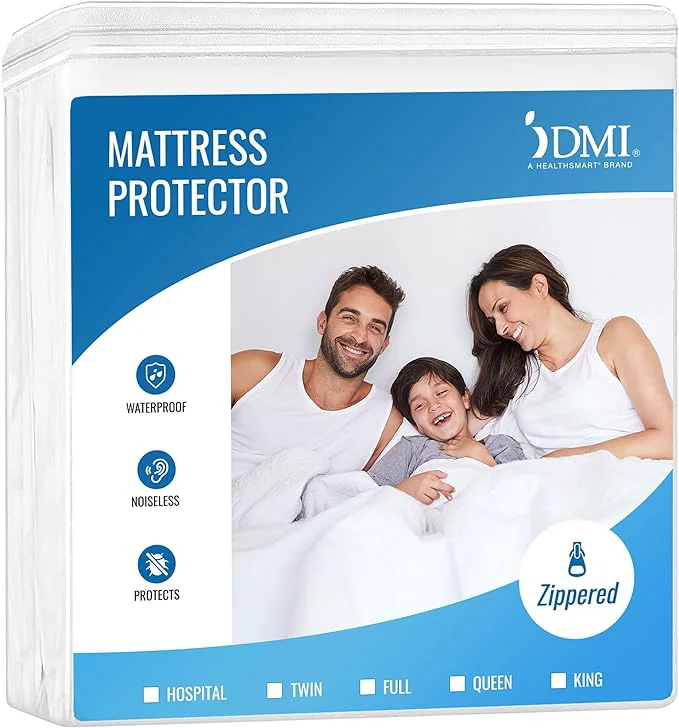 Prestigious DMI Waterproof Mattress Protector and Mattress Cover Encased Zippered Fit Carefully Designed