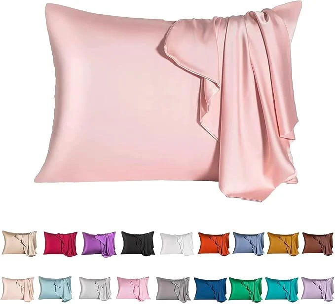 Stylish Mulberry Silk Pillowcase for Hair and Skin Standard Size Cooling Silk Pillow Consistent
