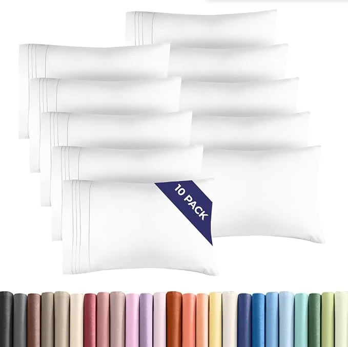 Excellent Queen Pillow Cases Set of 10 Trendy