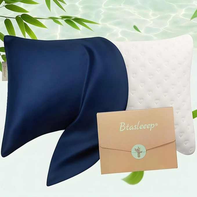 Exceptional Cooling Curved Pillowcase for Side Sleeper Pillow Efficient
