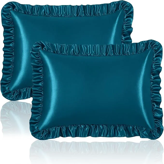 Efficient Homiest Ruffle Satin Pillowcase Selected
