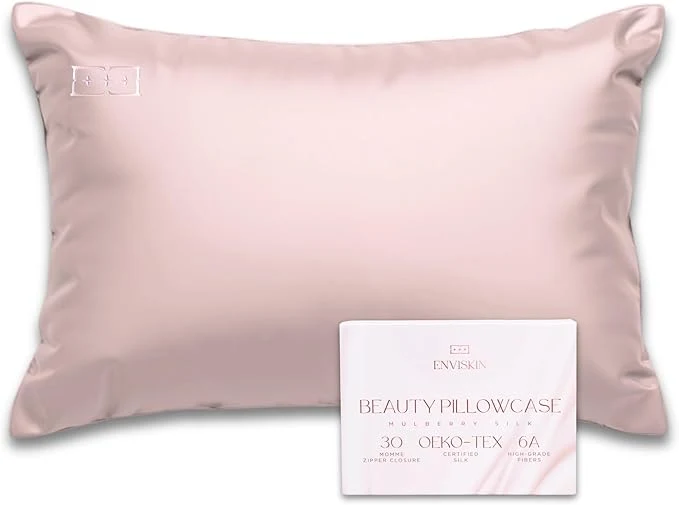 Flexible Mulberry Silk Pillowcase Infused Smooth