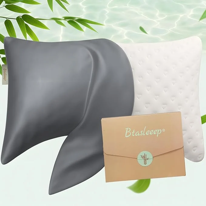 Artisan Cooling Curved Pillowcase for Side Sleeper Pillow High-Grade
