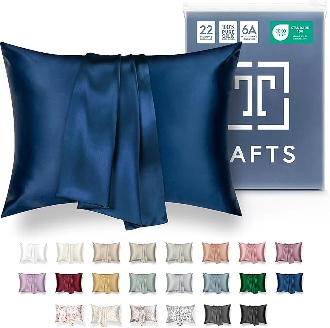 Soft TAFTS 22mm Pure Mulberry 6A Silk Pillowcase Verified