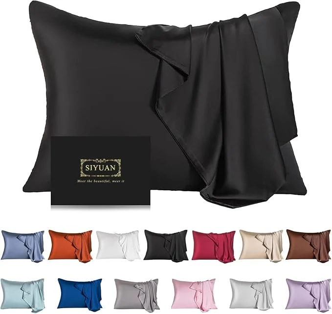 Stylish Mulberry Silk Pillowcase for Hair and Skin Cooling Silk Pillow Case Easy-to-Use