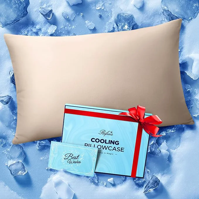 Functional Ice Cooling Pillowcase for Hot Sleepers Instantly Cool Stays Cold All Night Practical
