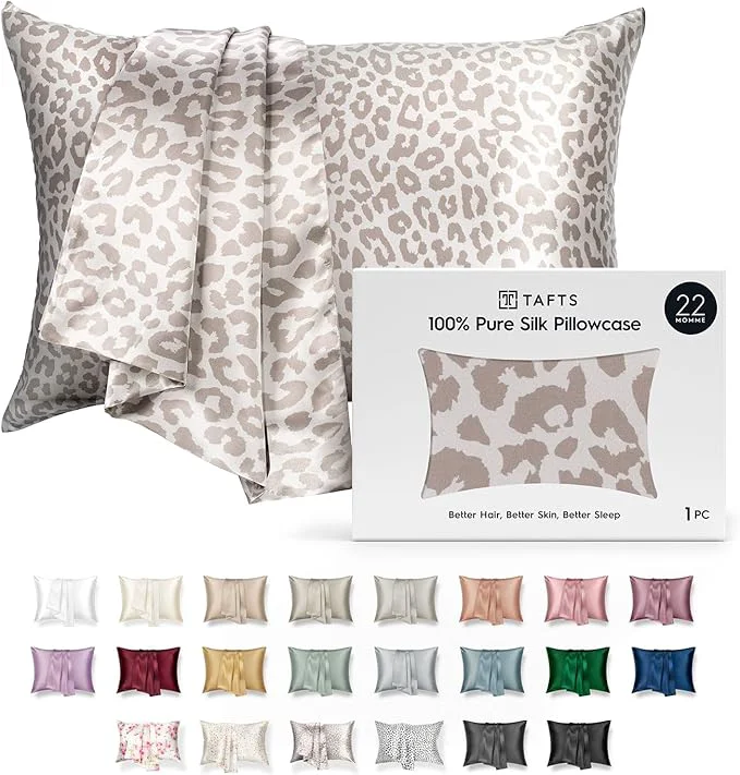 Convenient TAFTS 22mm Pure Mulberry 6A Silk Pillowcase Versatile