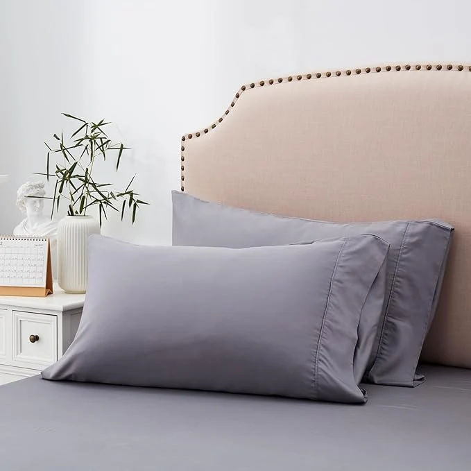 Fashionable ACCURATEX Cooling Pillow Cases Set of 2 Rayon Derived from Bamboo Breathable Dependable