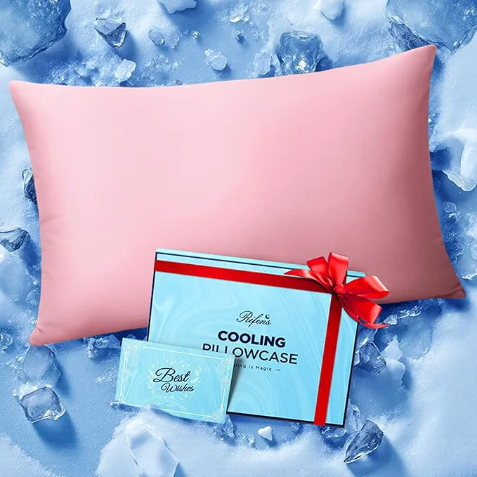 Proven Ice Cooling Pillowcase for Hot Sleepers Instantly Cool Stays Cold All Night Casual