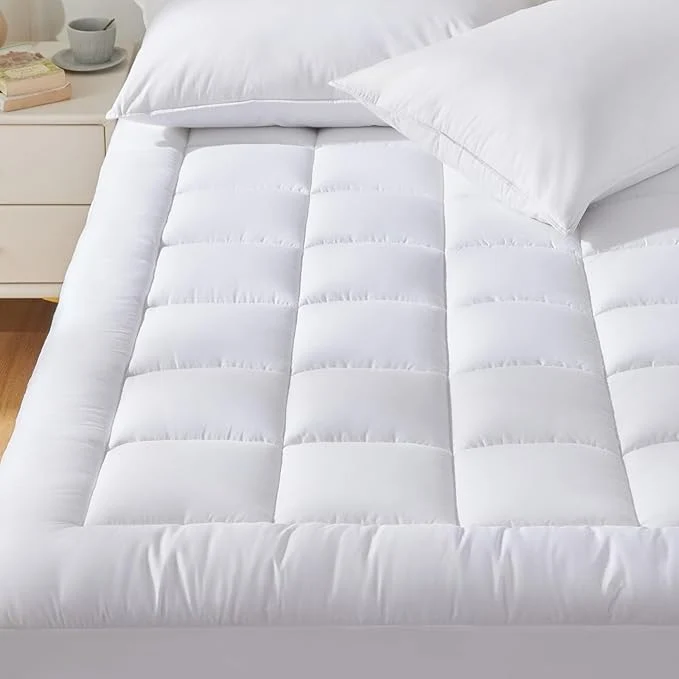 Functional CozyLux Twin Extra Long Size Mattress Pad Pillow Top Cotton Cooling Twin XL Contemporary